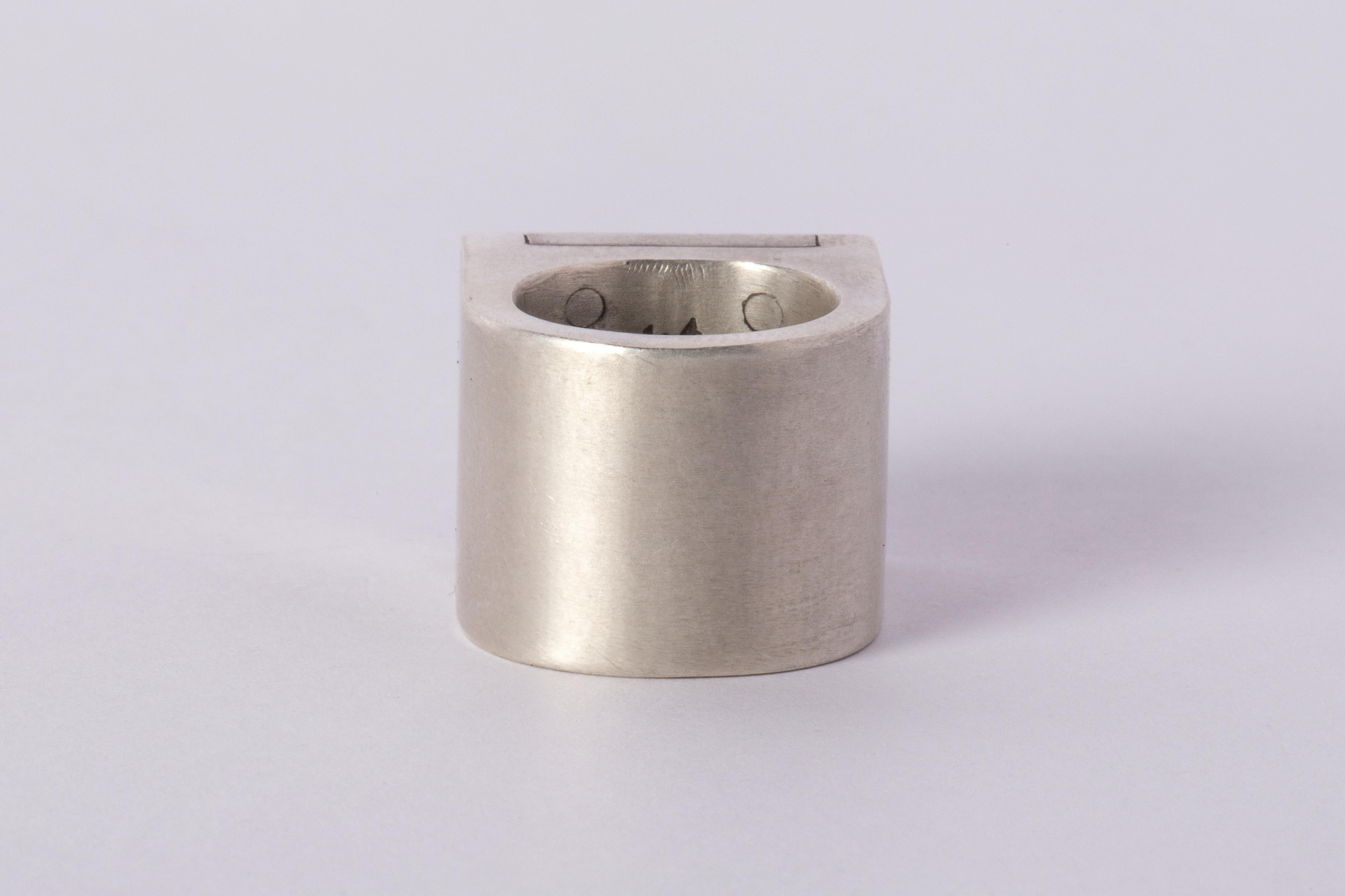 For Sale:  Plate Ring Single (1.4 CT, Diamond Fragment, 17mm, DA+FRDIA) 2