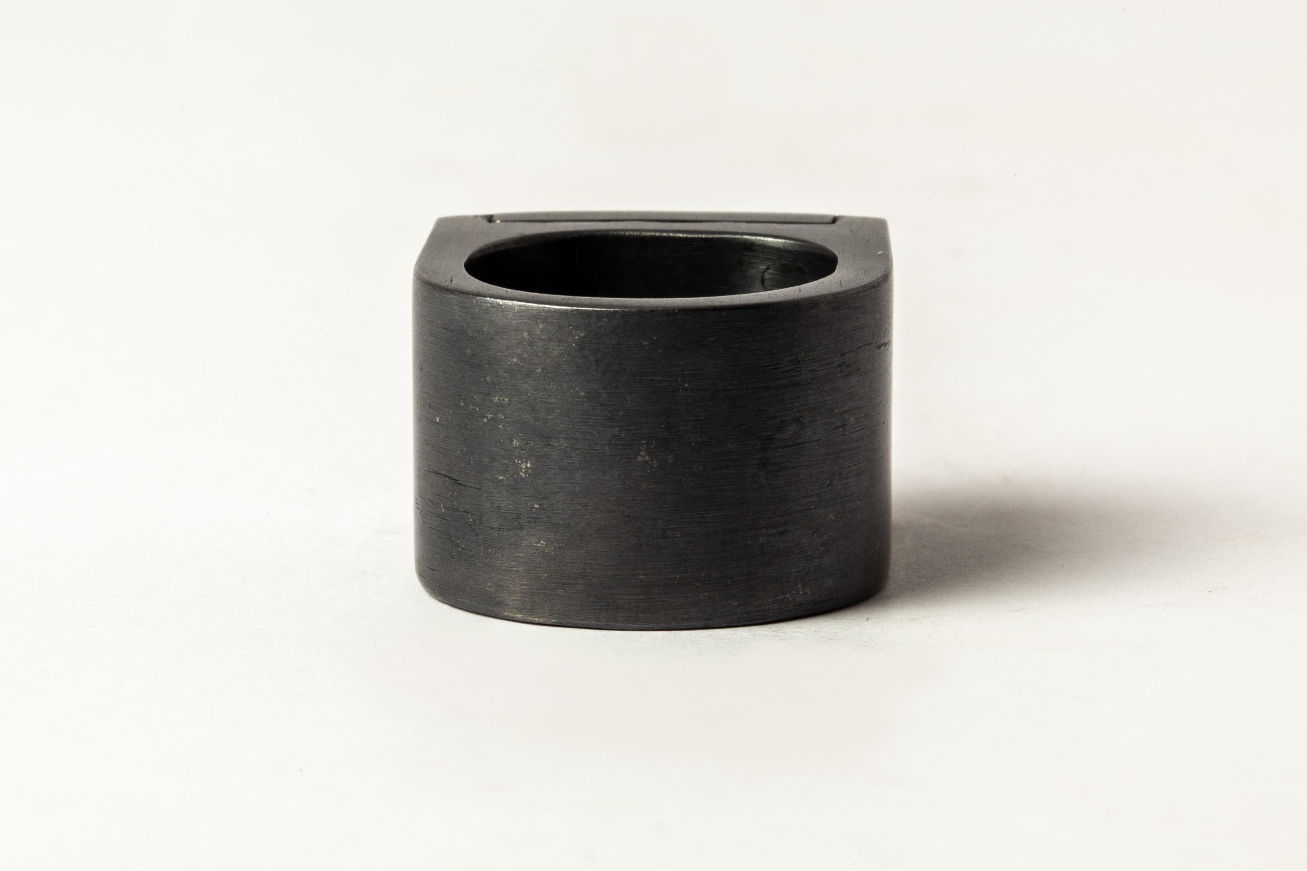For Sale:  Plate Ring Single (Mega Pavé, 17mm, KA+DIA) 5