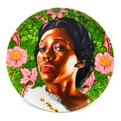 Plate Set with Portraits by Kehinde Wiley