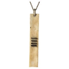 Plate Slab Necklace (4 staple, B+DA)