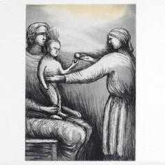 Plate XXI Mother and Child by Henry Moore, 1983