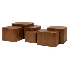Platea Coffee Table In Matte Walnut By Sidani Design