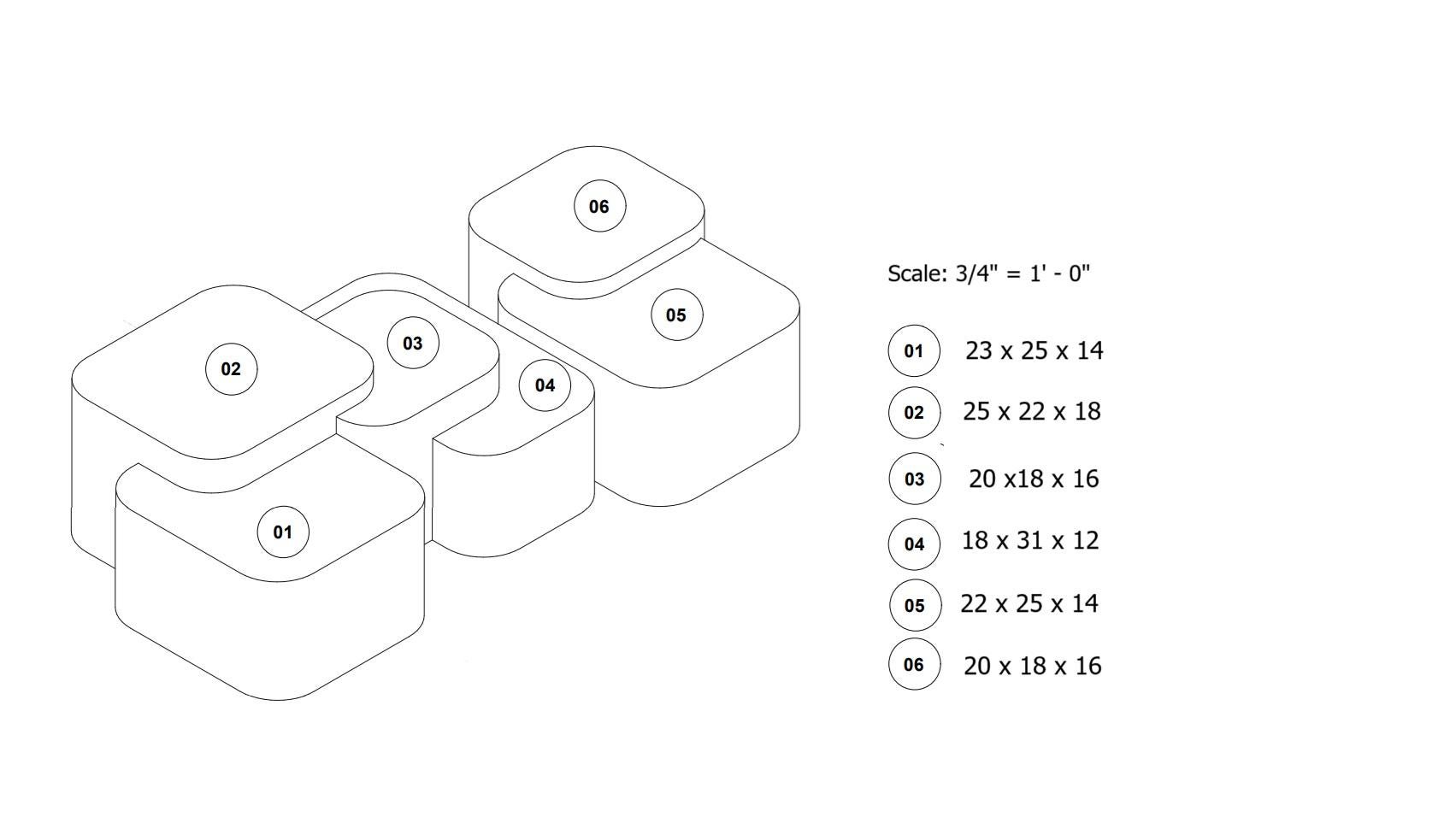 Platea Coffee Table In Matte Walnut By Sidani Design For Sale 1