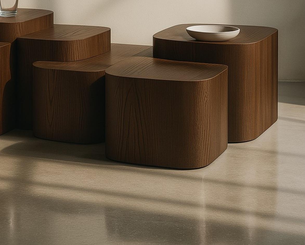 Platea Metalica – Coffee Table in Brushed Brass Finish en vente 2