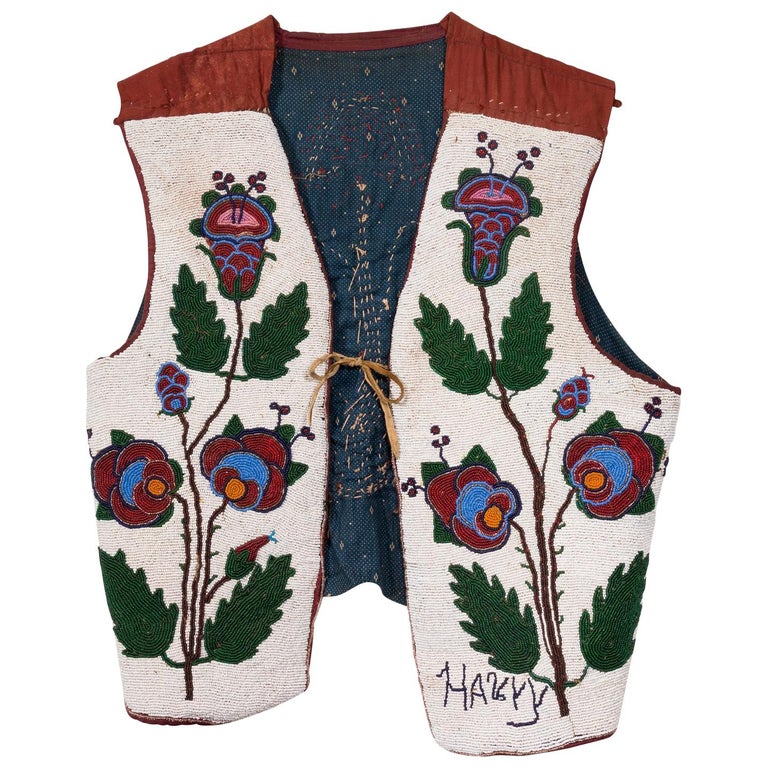 Plateau Beaded Vest For Sale at 1stdibs