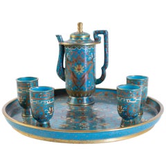 Plateau, China, Antiquity, Decorated with Cloisonné Emaux Plateau, China, Antiquity, Decorated with Cloisonné Emaux