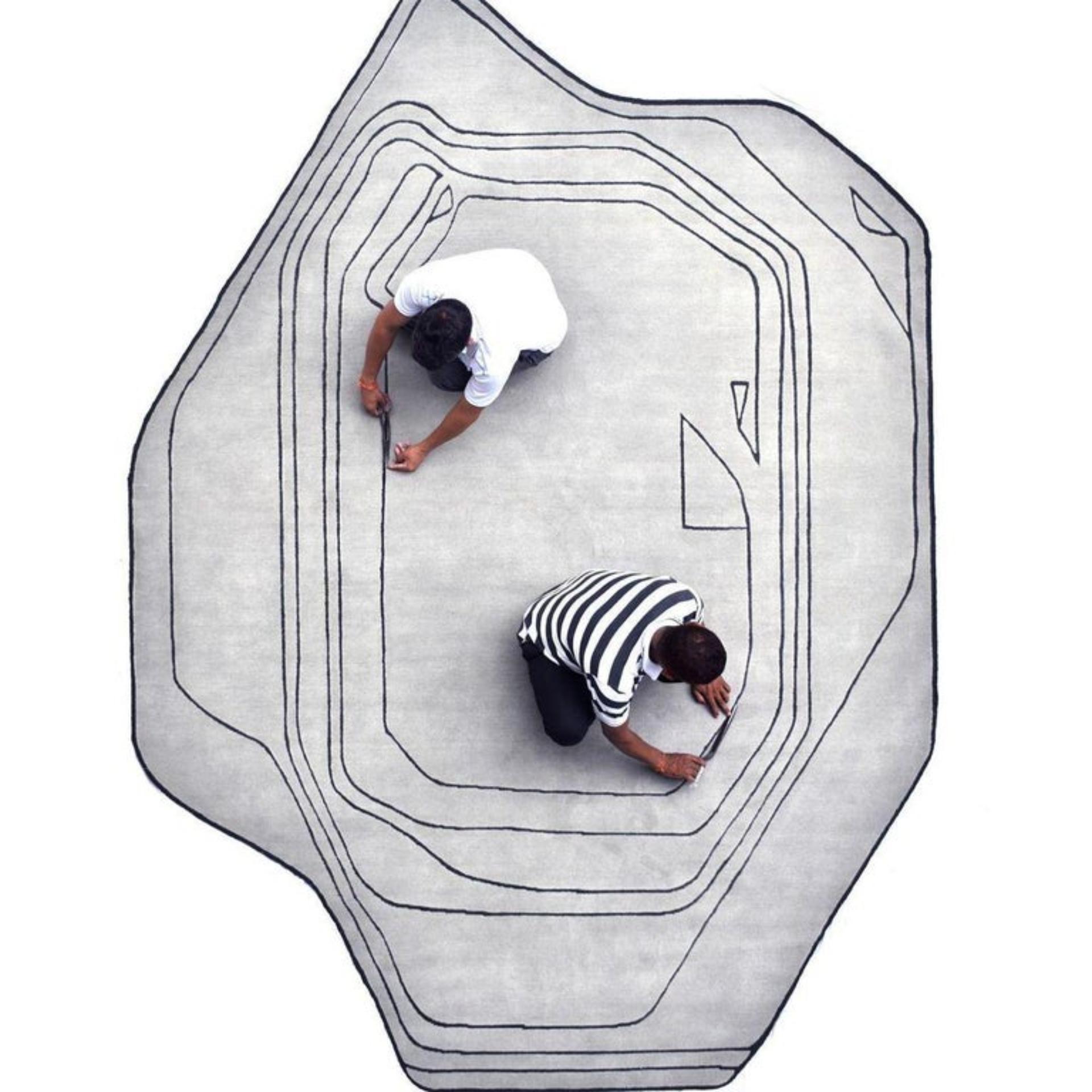 XXIe siècle et contemporain Petit tapis Platelets d'Art & Loom en vente