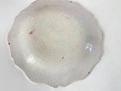 Plates in French Faïence Yellow and Green Color, 19th-18th Century Set of 2