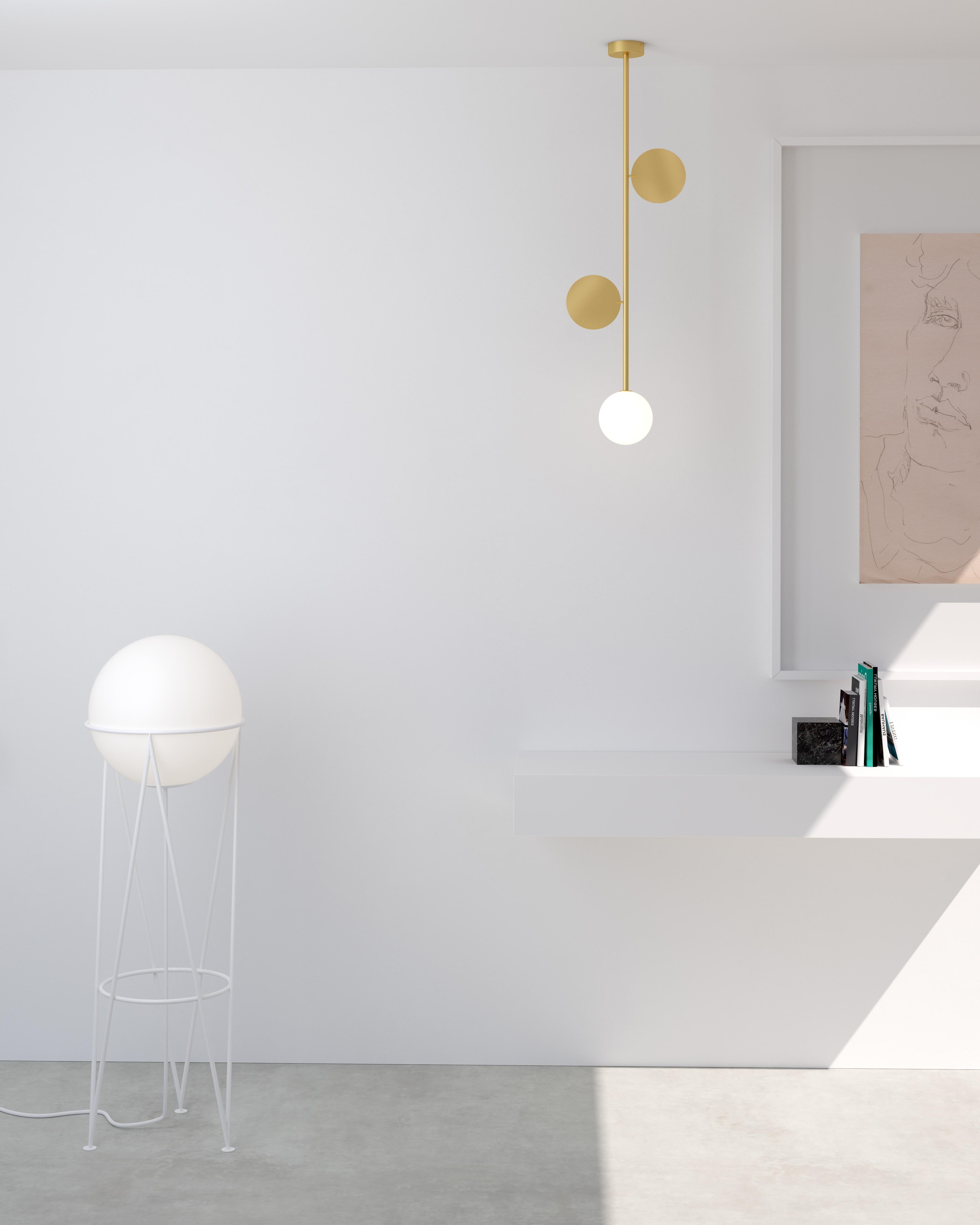 Tedesco Lampada a sospensione Plates di Atelier A Light in vendita