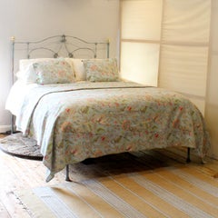 Platform Antique Bed in Verdigris, MK277