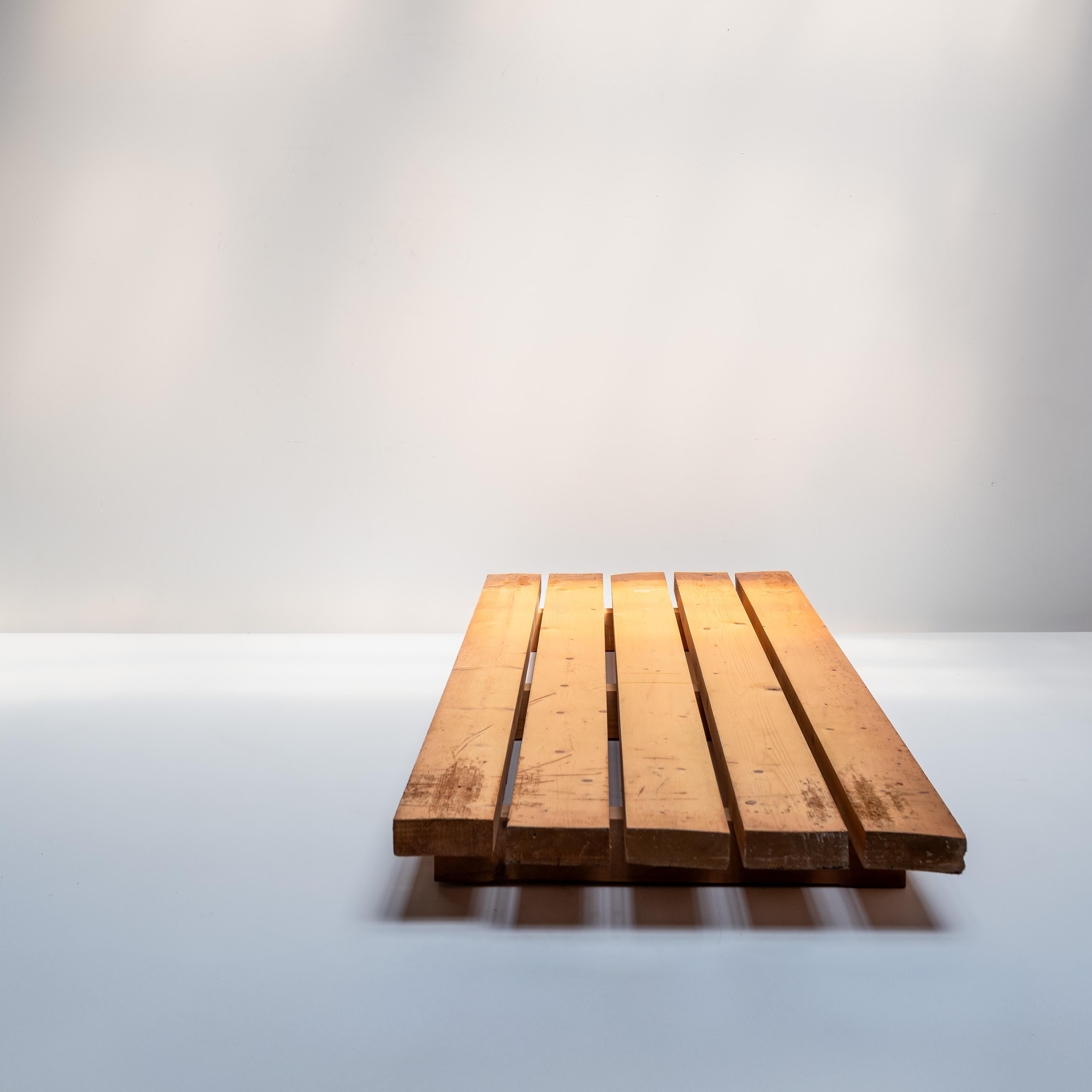 Platform Low Bench by Charlotte Perriand, 1970s For Sale 5