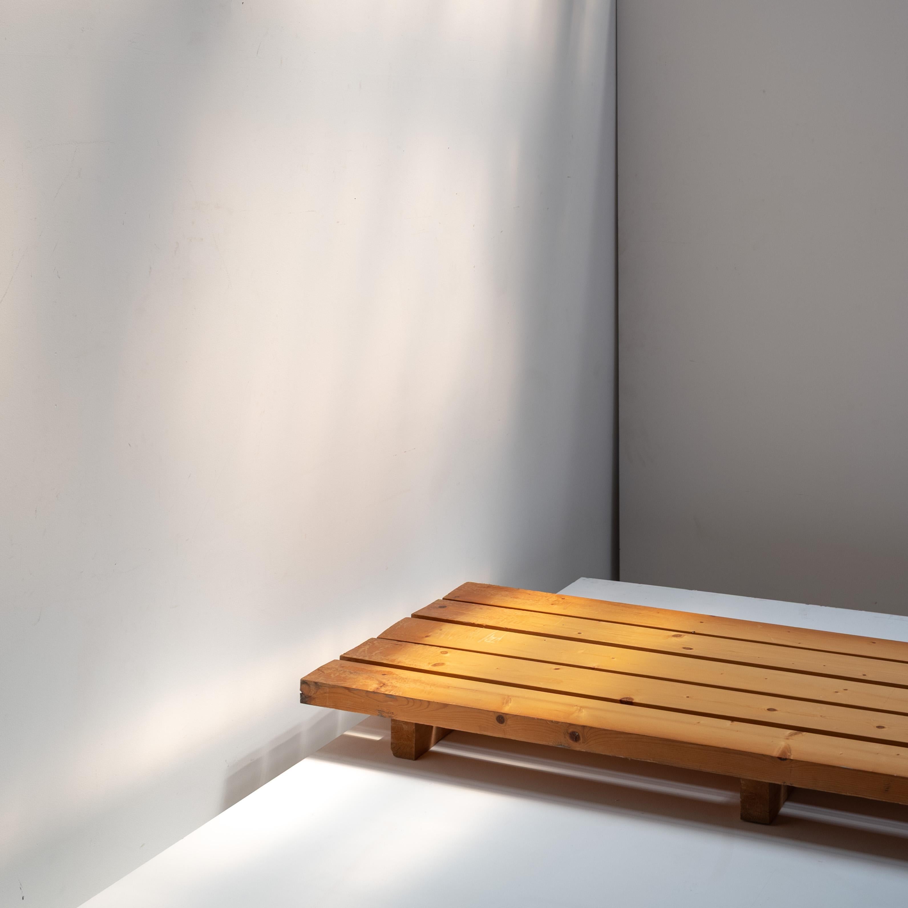 Platform Low Bench by Charlotte Perriand, 1970s For Sale 6