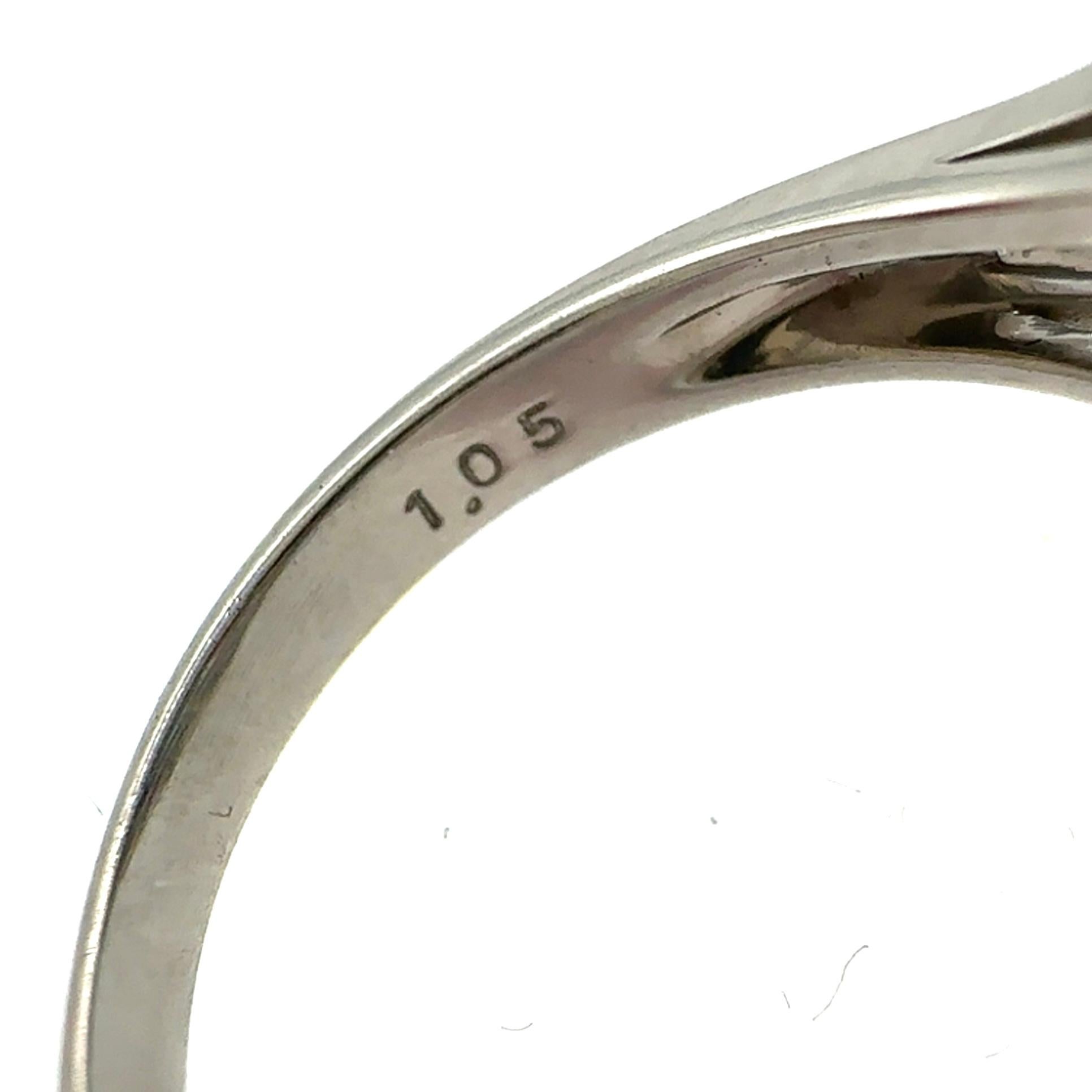 Platin 900 3.81 CTW Sapphire & Diamond Cocktail Ring For Sale 3