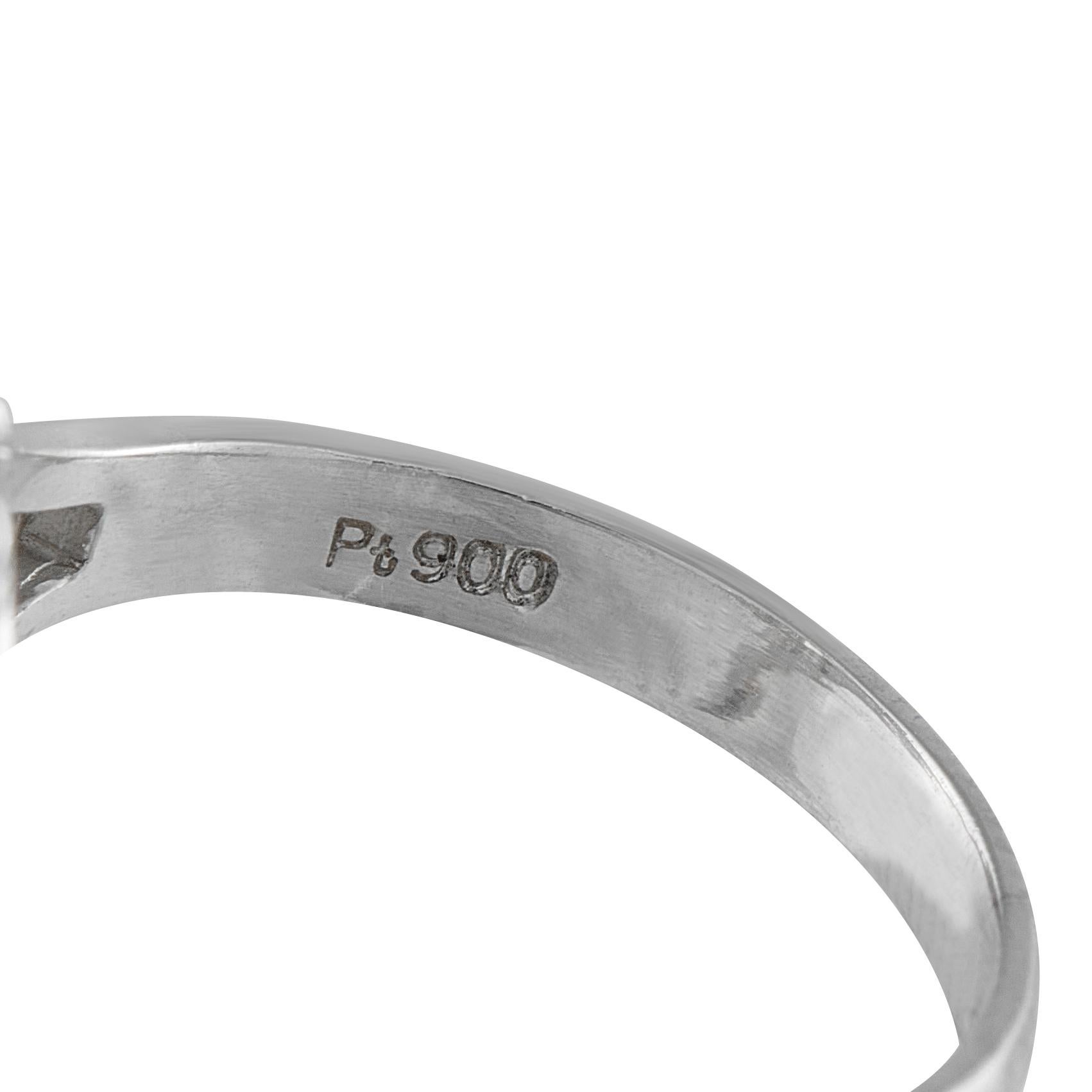 Platinum 0.16ct Diamond and Imperial Topaz Ring MF09-101625 im Zustand „Hervorragend“ im Angebot in Southampton, PA