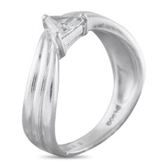 Anillo de diamantes en platino 0,33 ct MF23-050126