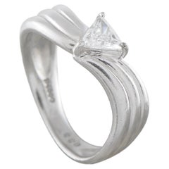 Anillo de diamantes en platino 0,33 ct MF23-050126