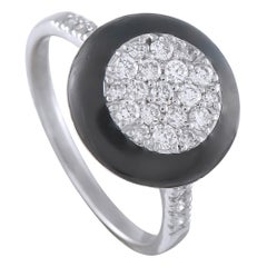 Anillo de platino con diamantes de 0,45 ct MF15-110625