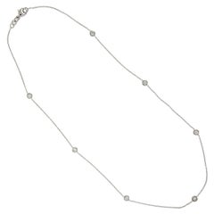 Collier « by the Yard Station » avec diamants de 0,70 carat de pureté VS et de couleur F-G