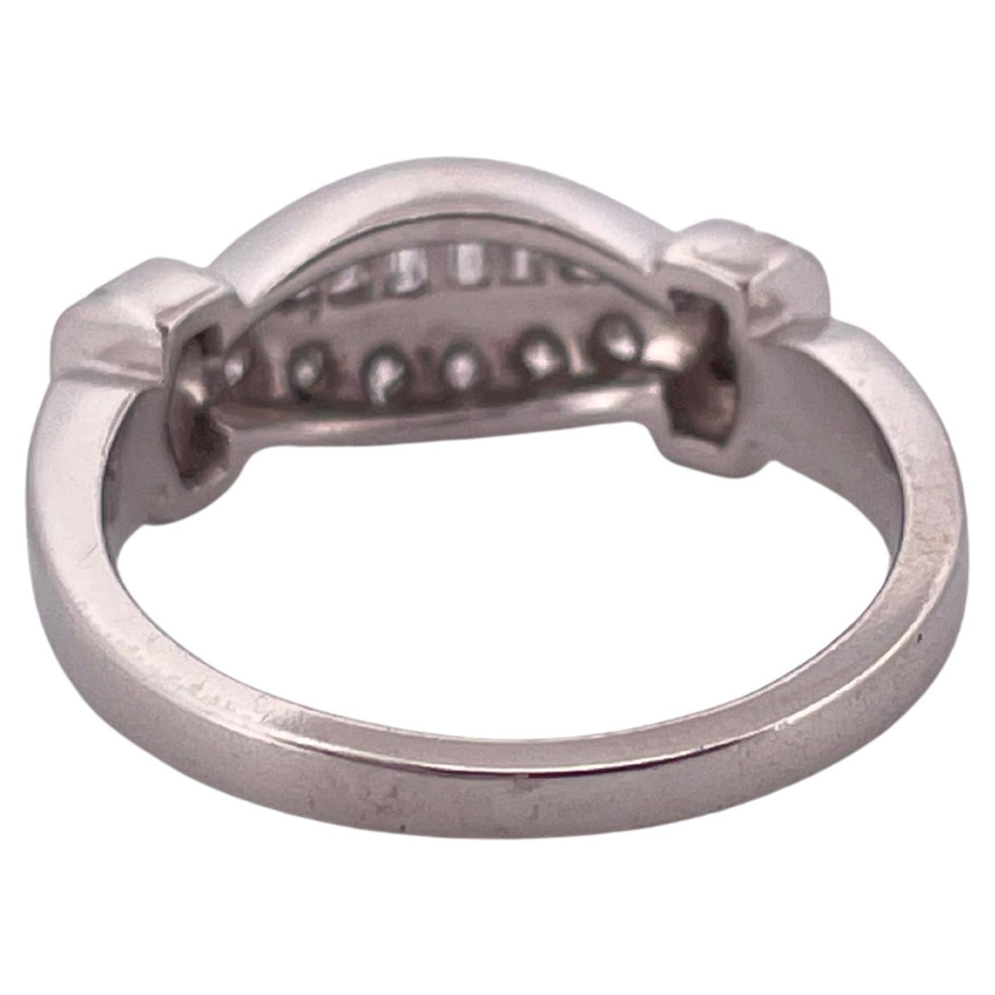 Platin 0,70ctw G-H SI1 Diamant Ring im Zustand „Gut“ im Angebot in Sewickley, PA