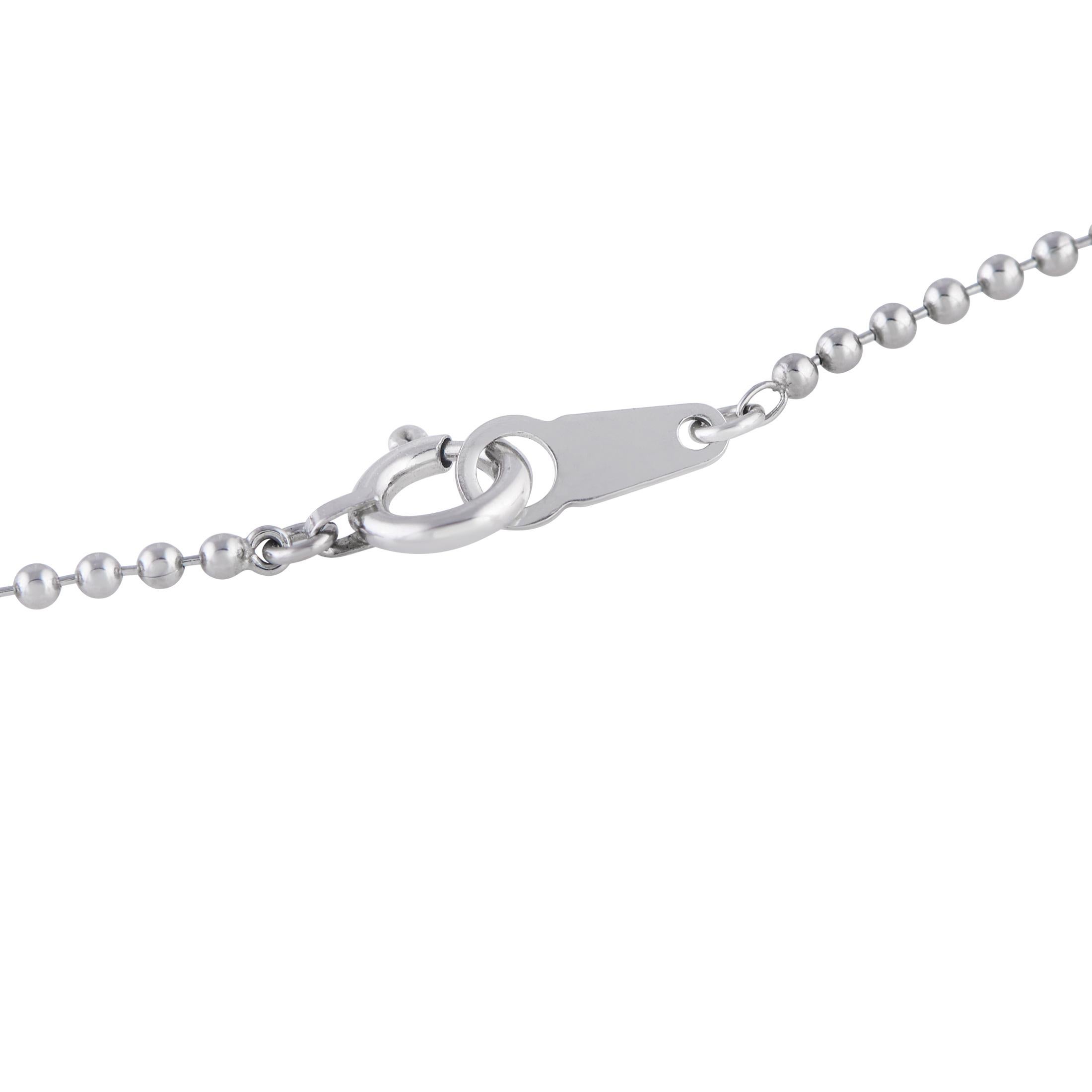 Round Cut Platinum 0.74ct Diamond Necklace MF23-101525 For Sale