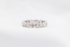 Platinum 0.75 Carat Total Mixed Shape Diamond Eternity Band