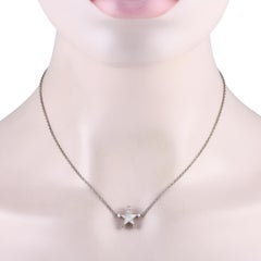 Collier étoile de diamants 0,88 carat