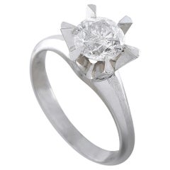 Platinum 0.94ct Diamond Ring MF13-070826