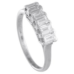 Anello di platino con diamante da 0,98 carati