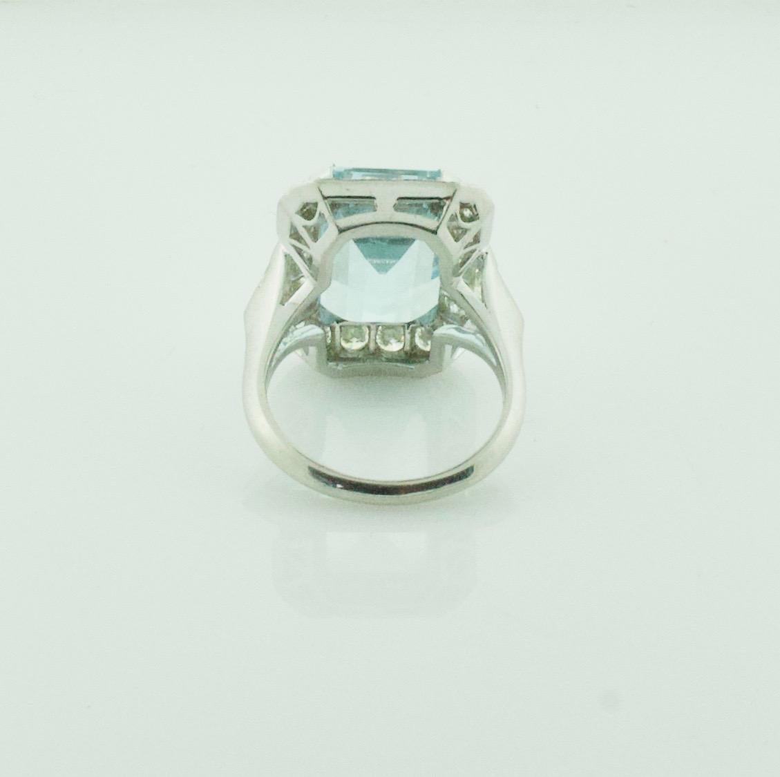 10 carat aquamarine ring