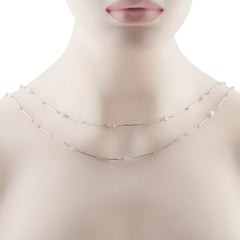 Platinum 10.0ct Diamond Necklace MF22-012726