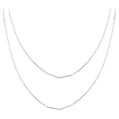 Platinum 10.0ct Diamond Necklace MF22-012726