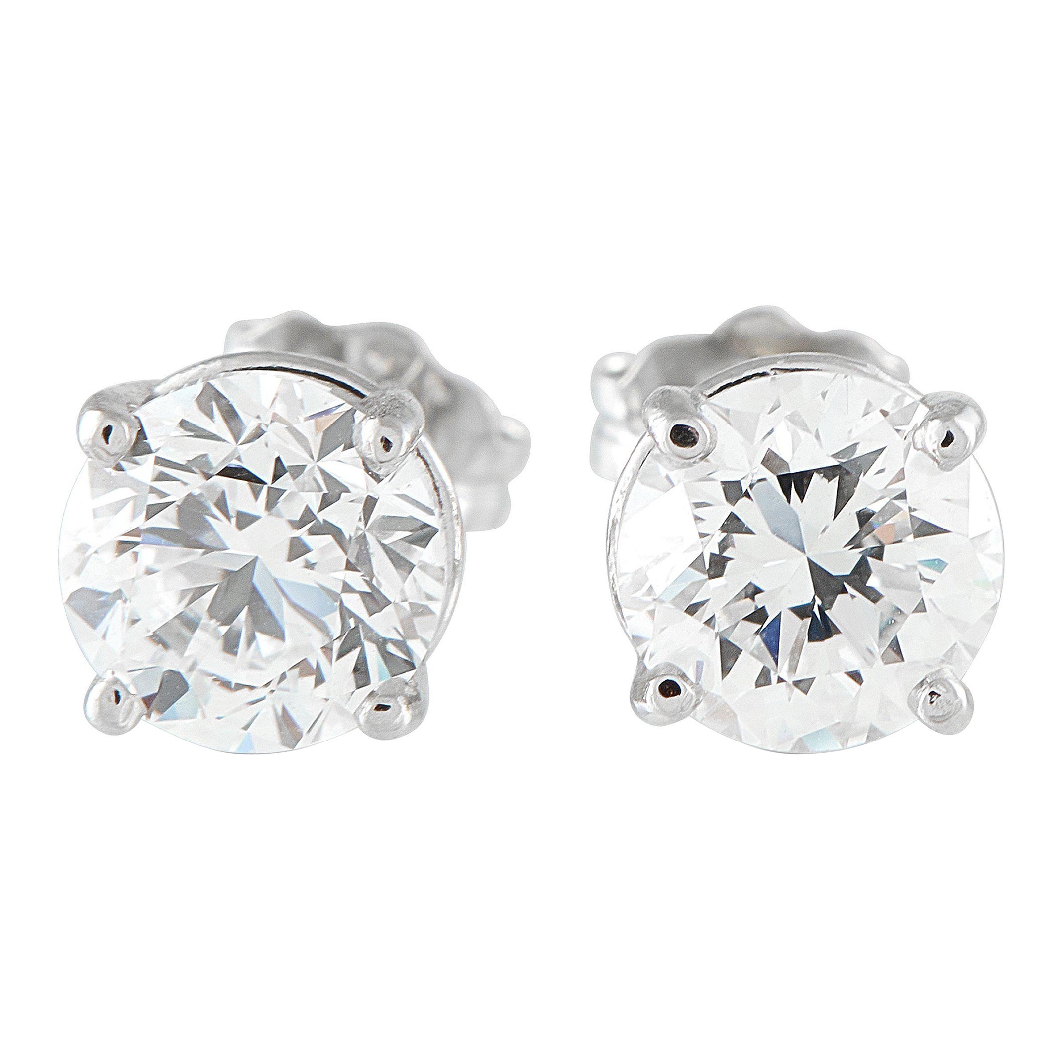 Boucles d'oreilles en platine avec 1,01ct de diamant MF12-070125 en vente