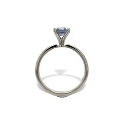 Platinum 1.03 carat Ceylon Blue Sapphire Solitaire Ring