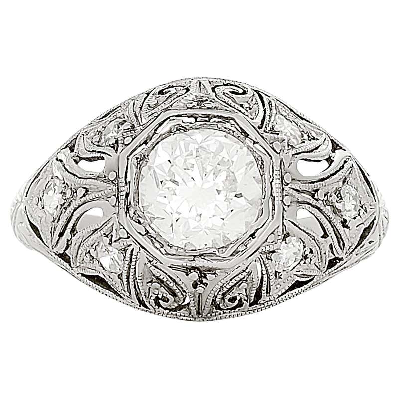 Krementz GIA Certified 2.19 Carat Sapphire Diamond Platinum Engagement ...