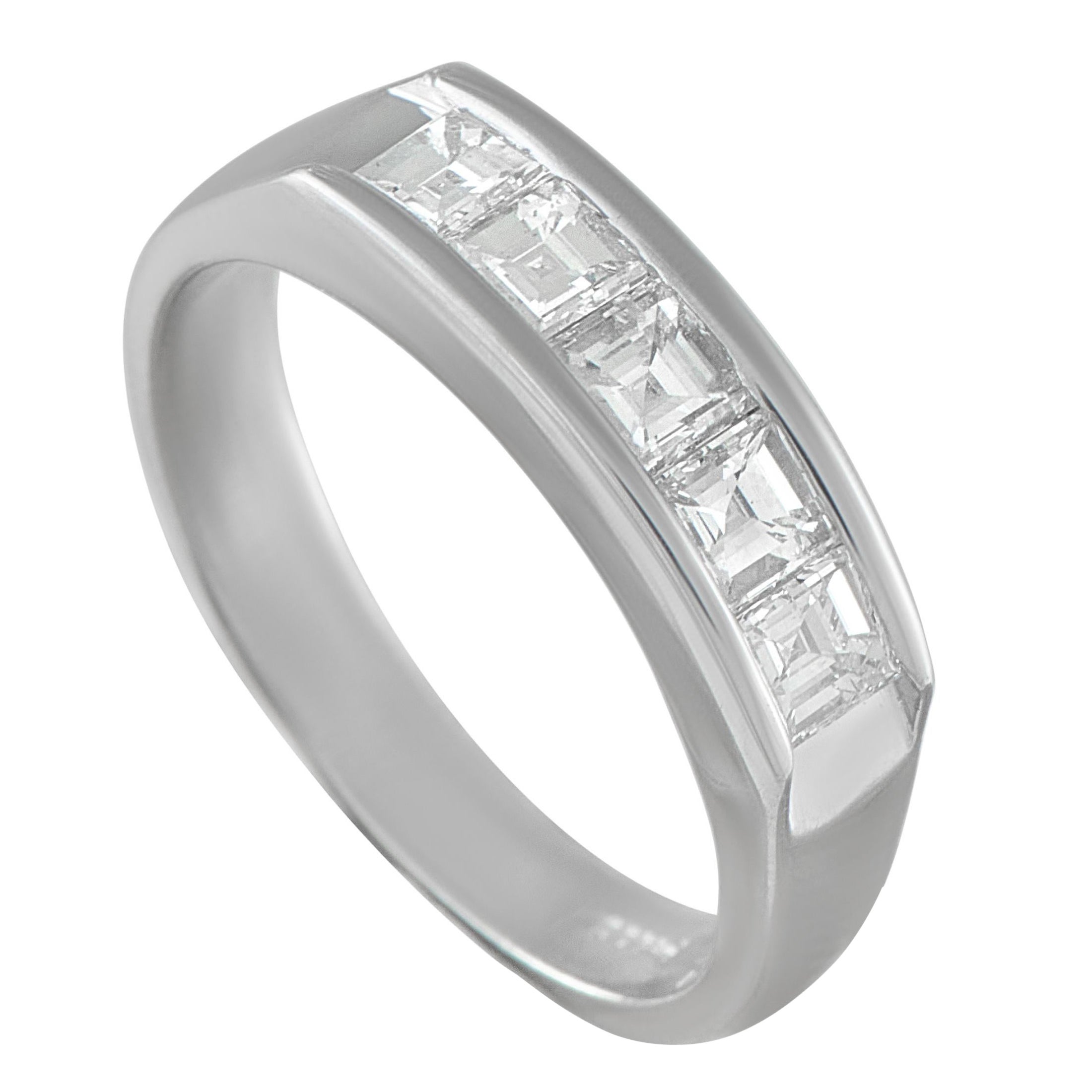 Platinum 1.03ct Diamond Ring #5260