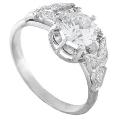 Platinum 1.04ct Diamond Ring MF41-030326