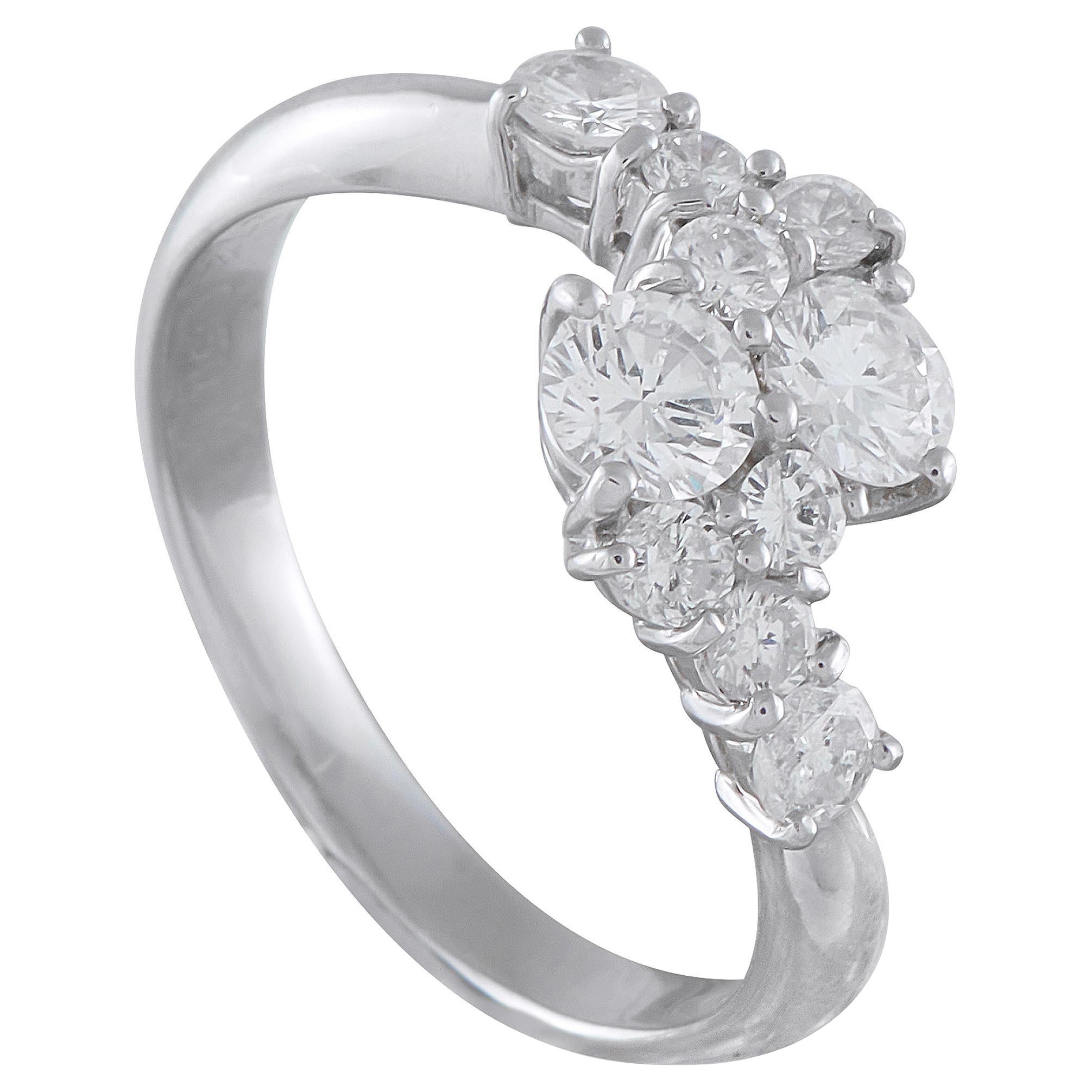 Platinum 1.05ct Diamond Ring MF20-121625