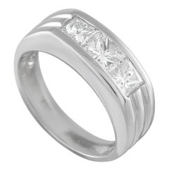 Platinum 1.06ct Diamond Ring #5257
