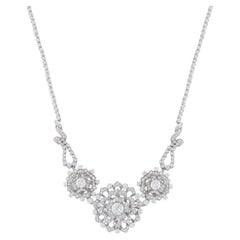 Platinum 10.70ct Diamond Necklace MF25-012826