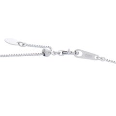 Platin 1.0ct Diamant Kreuz Anhänger Halskette MF12-041326