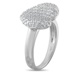 Platin 1,0ct Diamant Herz Ring MF30-041426