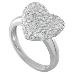 Platin 1,0ct Diamant Herz Ring MF30-041426