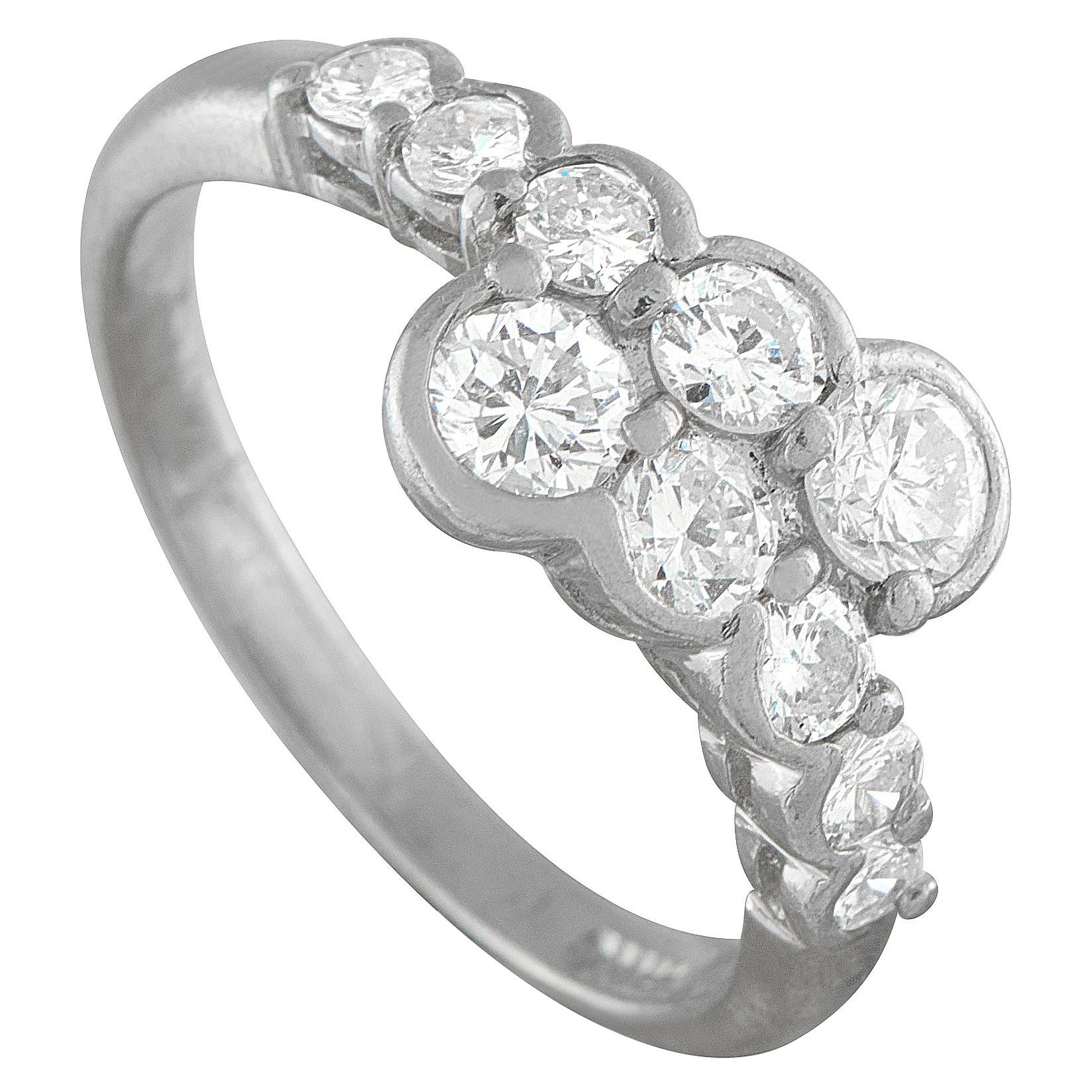 Platinum 1.0ct Diamond Ring MF20-101625