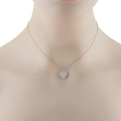 Collana in platino con diamante da 1,12 carati MF39-031226