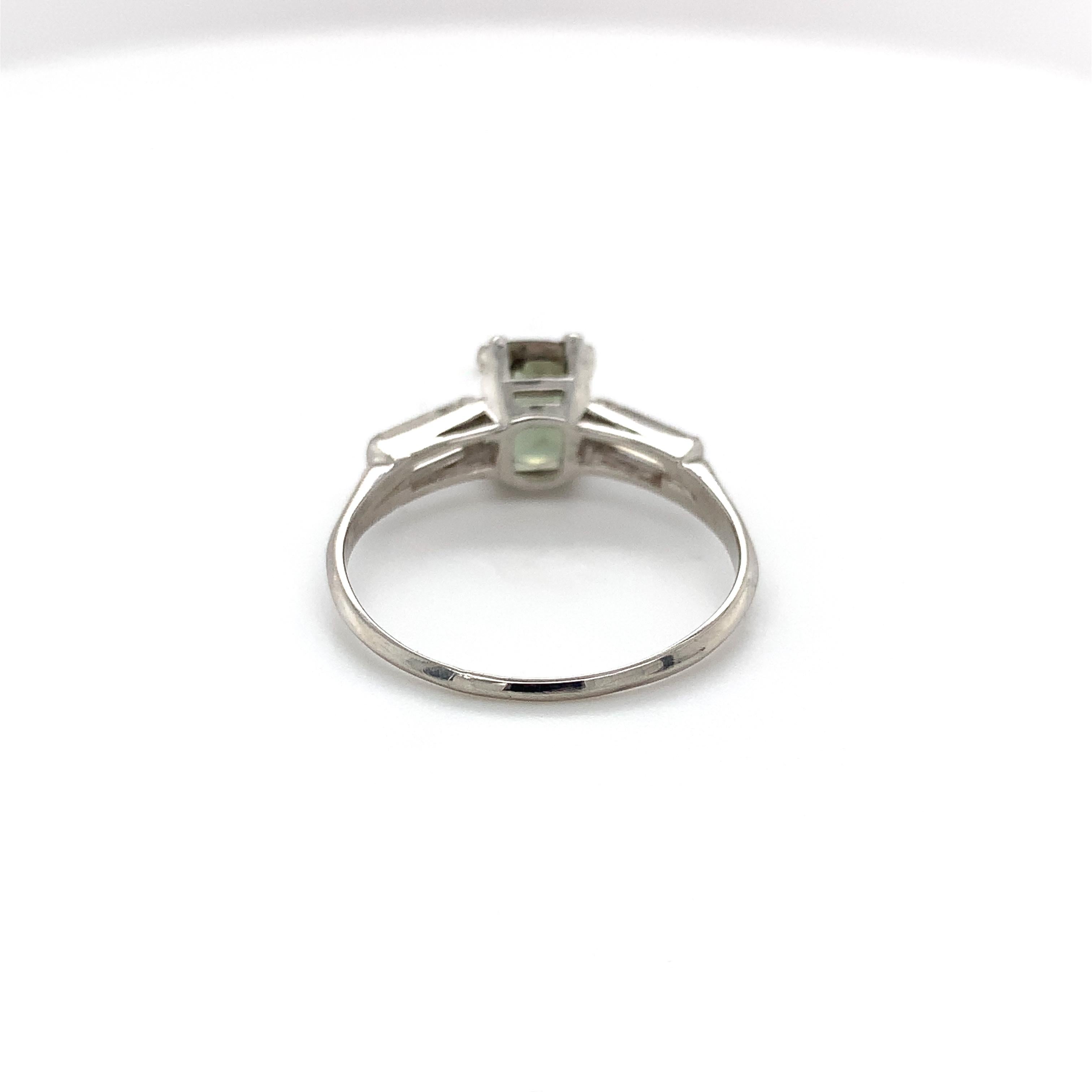 Platin 1,13 Karat natürlicher Alexandrit Ring mit GIA-Bericht Damen