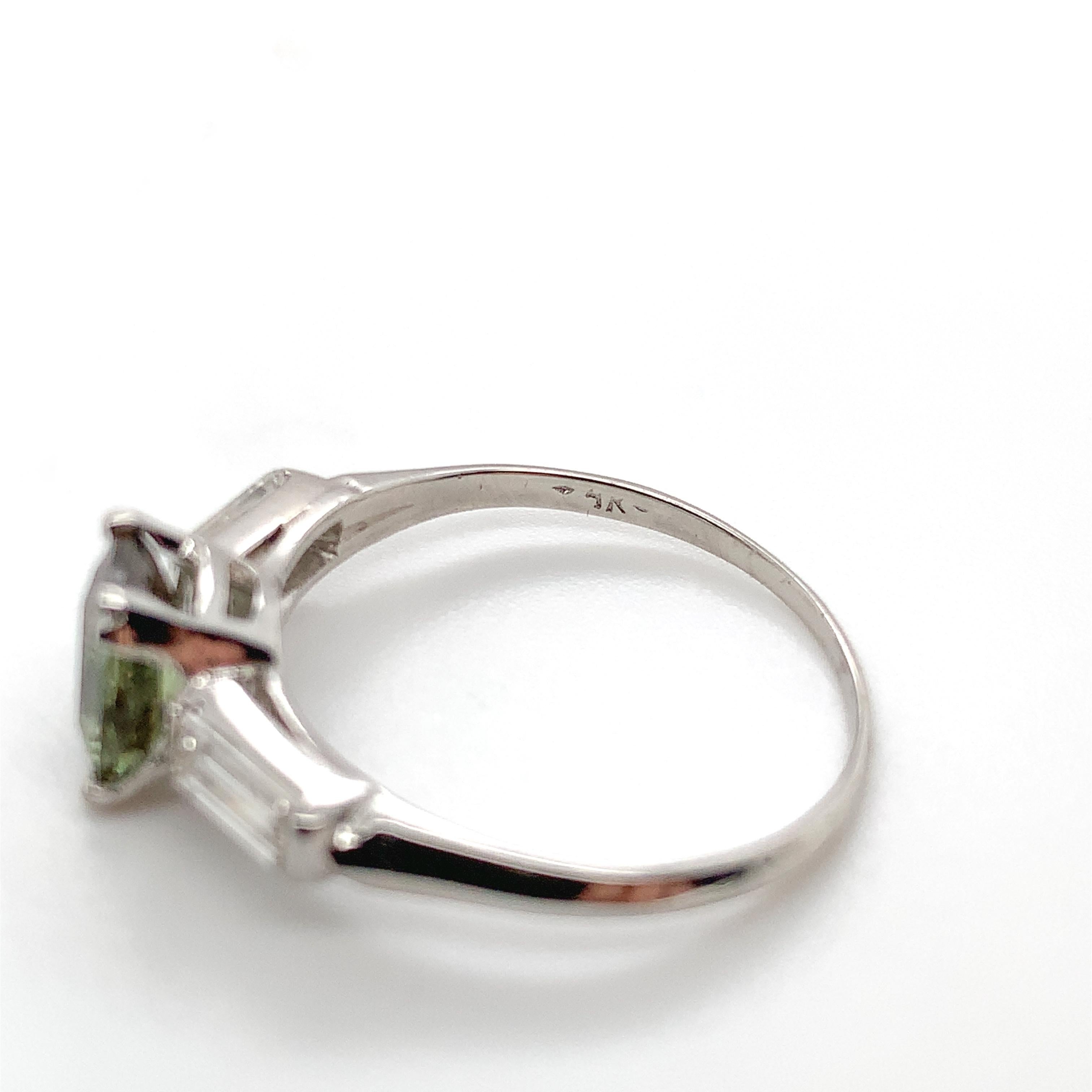 Platin 1,13 Karat natürlicher Alexandrit Ring mit GIA-Bericht 1