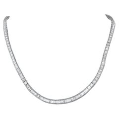 Platinum 11.39ct Diamond Necklace MF05-121525
