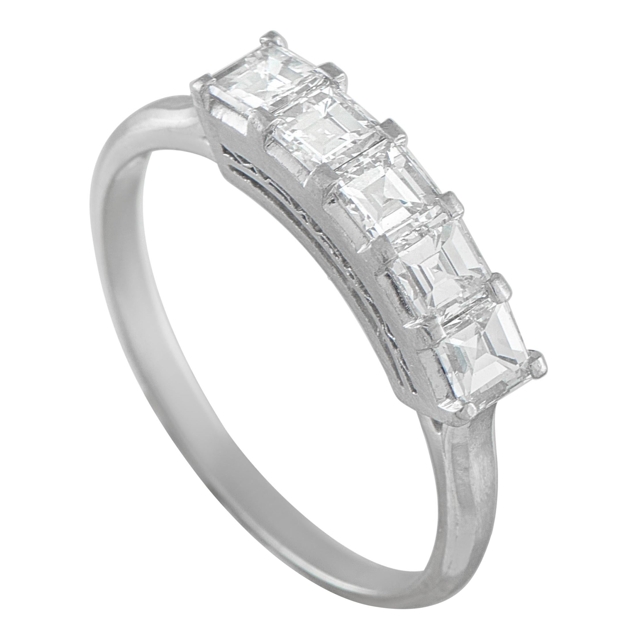 Platinum 1.15ct Diamond Ring #5256