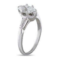 Diamantring aus Platin, 1,15 Karat, MF08-070826