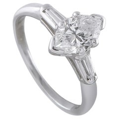 Platinum 1.15ct Diamond Ring MF08-070826